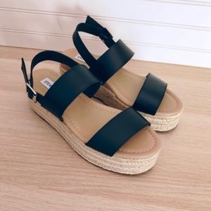 Steve Madden Fifer Platform Espadrille Sandals 8